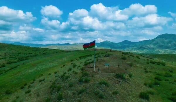В Хейримли поднят флаг Азербайджана -