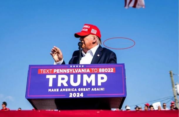 Американский фотограф заснял пулю, летевшую в Трампа