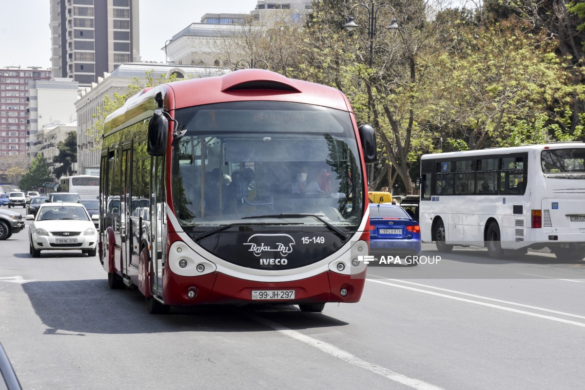 Bakıda 5 avtobusun hərəkət sxemi müvəqqəti dəyişdirilib