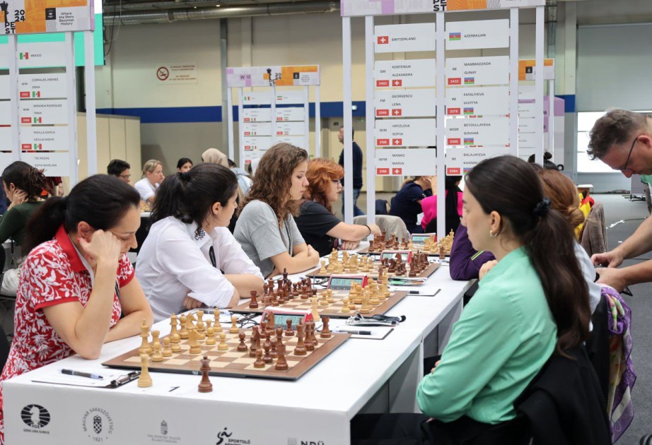 45th Chess Olympiad R9: Azerbaijani women’s team defeats Switzerland