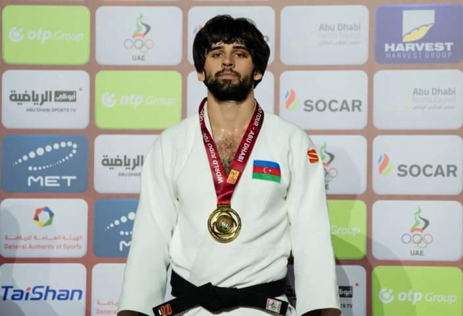 Azerbaijani judoka wins gold medal at Abu Dhabi Grand Slam