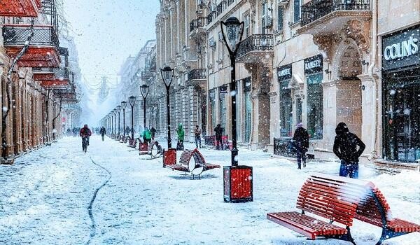 Завтра в Баку ожидается мокрый снег