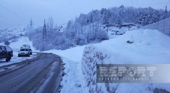 Snowfall resumes across Azerbaijan