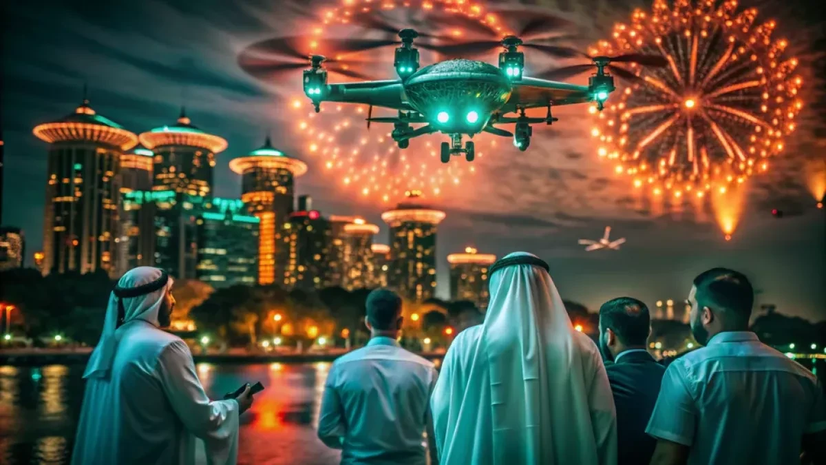 Media: Abu Dhabi to dazzle world with 10,000-drone light show