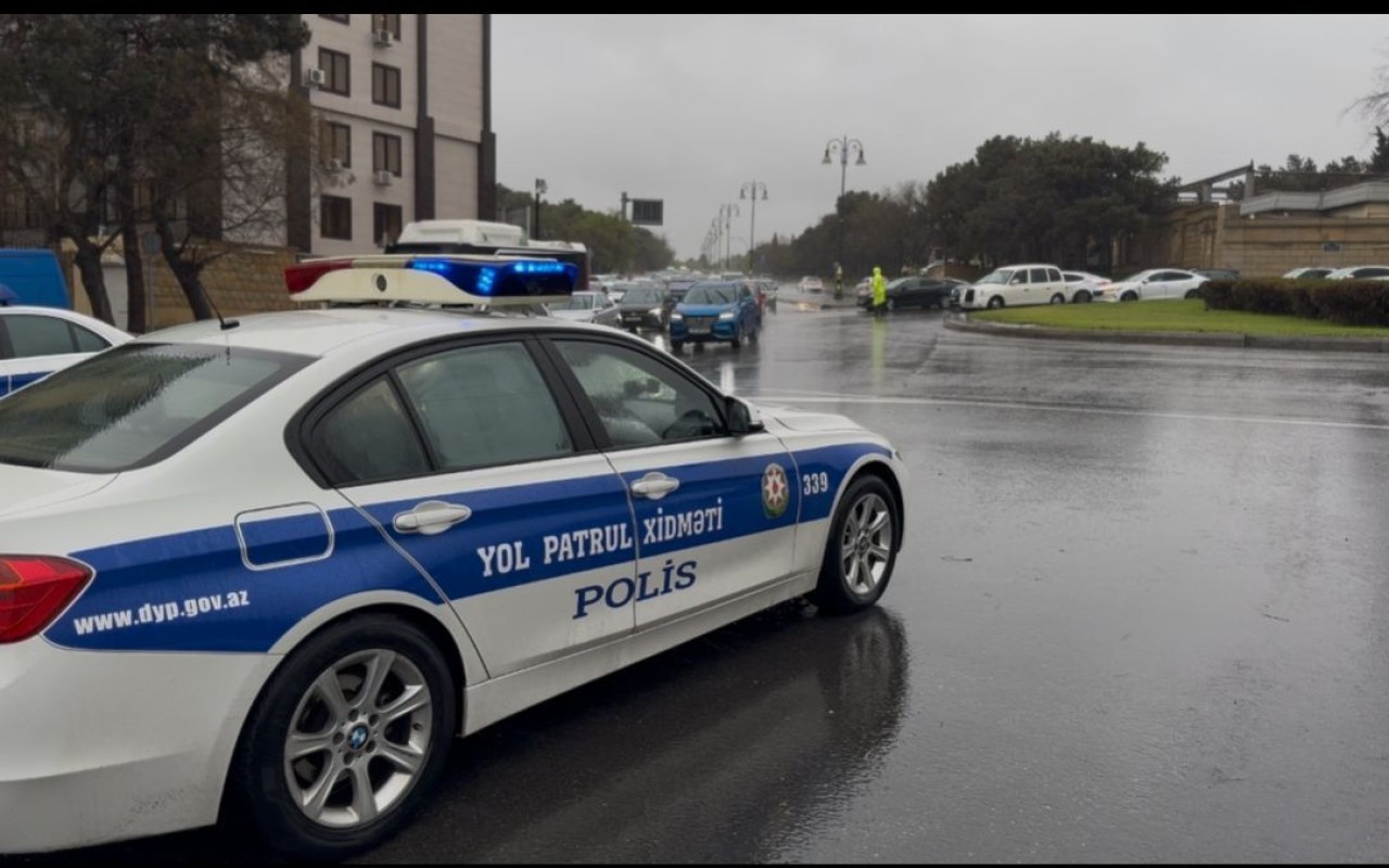 Polis əməkdaşları tərəfindən zəruri təhlükəsizlik tədbirləri görülür - DİN