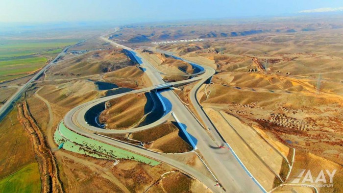 Construction of Horadiz-Jabrayil-Zangilan-Aghband road 93 percent complete