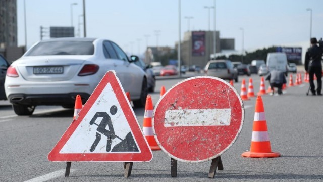 Bakının bəzi küçələrində nəqliyyat vasitələrinin hərəkəti məhdudlaşdırılacaq