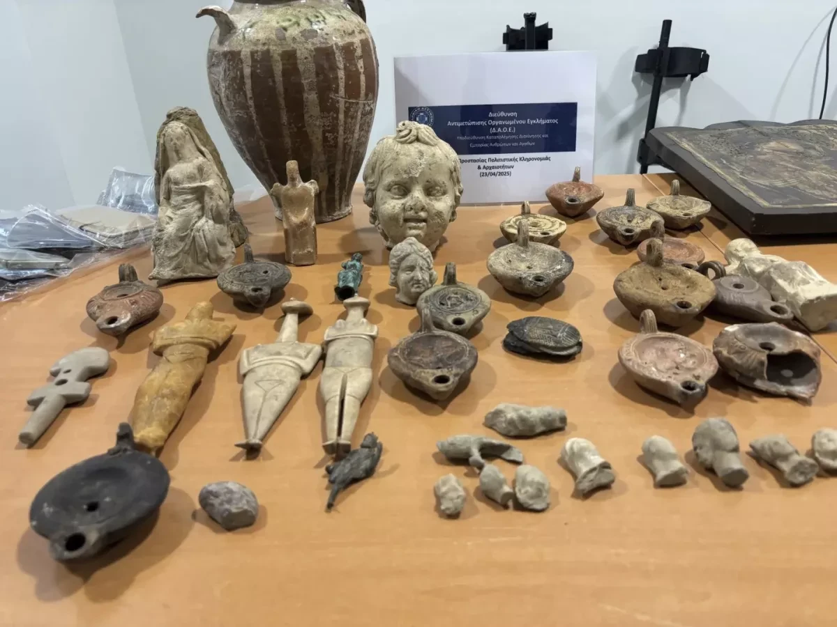 Greek operation nabs six in sophisticated antiquities smuggling ring
