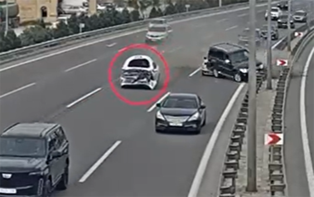 Aeroport yolunda ağır qəza -