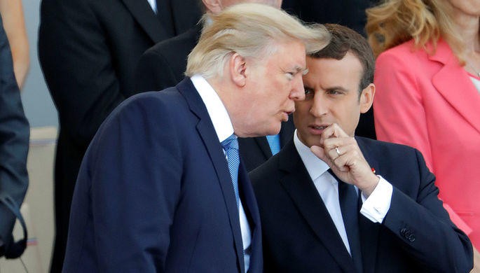 Макрон попытался привлечь Трампа к этому проекту