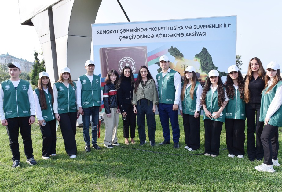 Tree-planting campaign held in Sumgayit