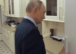 Putin soyuducusunun içini göstərdi -