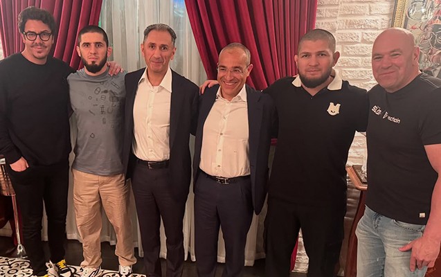 Həbib azərbaycanlı nazirlərlə bir arada -