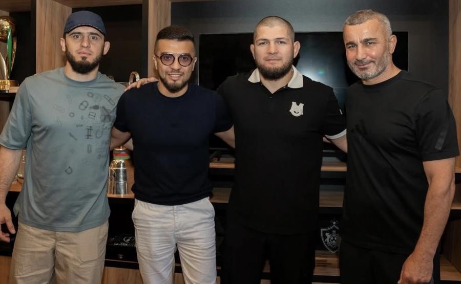 Həbib Nurmaqomedov Qurban Qurbanovla görüşdü -
