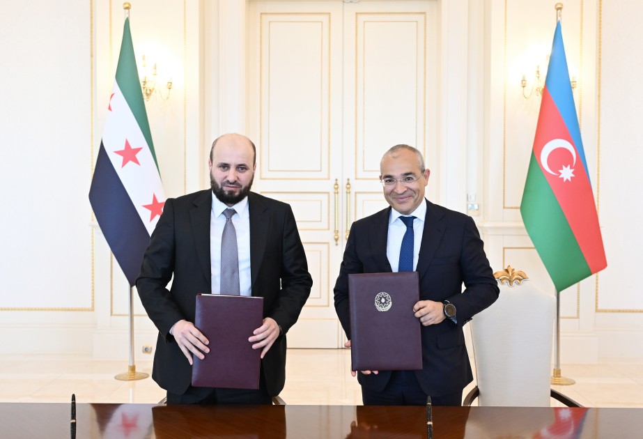 SOCAR and Government of the Syrian Arab Republic sign Memorandum of Understanding