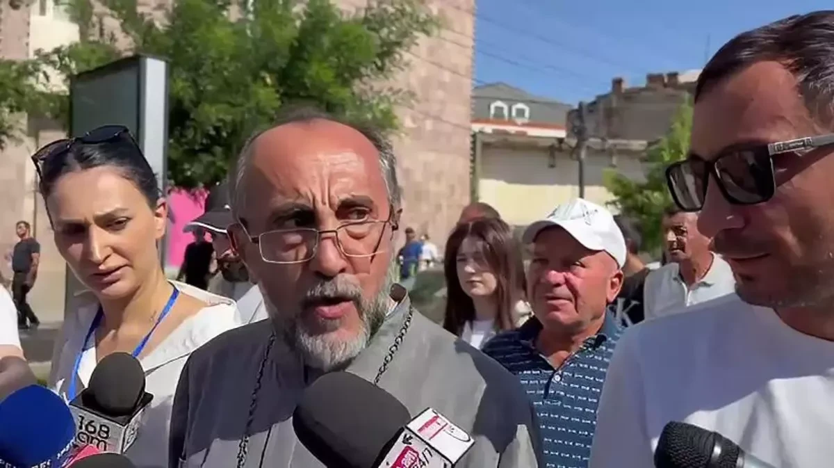 Armenian cleric facing overthrow charges stays behind bars after appeal fails