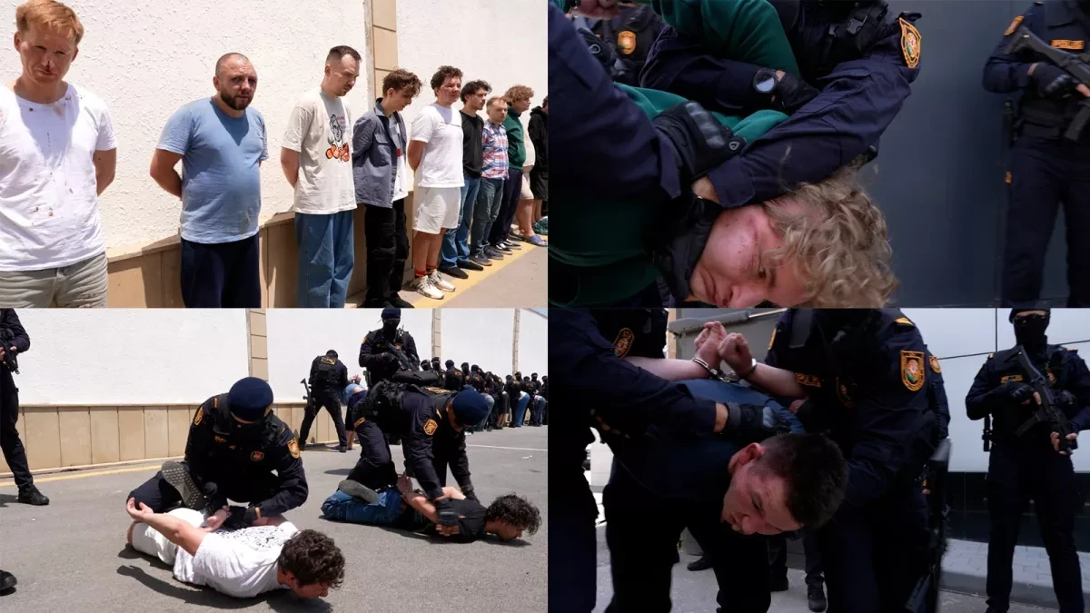 Azerbaijani police detain Russian citizens suspected of drug trafficking PHOTO