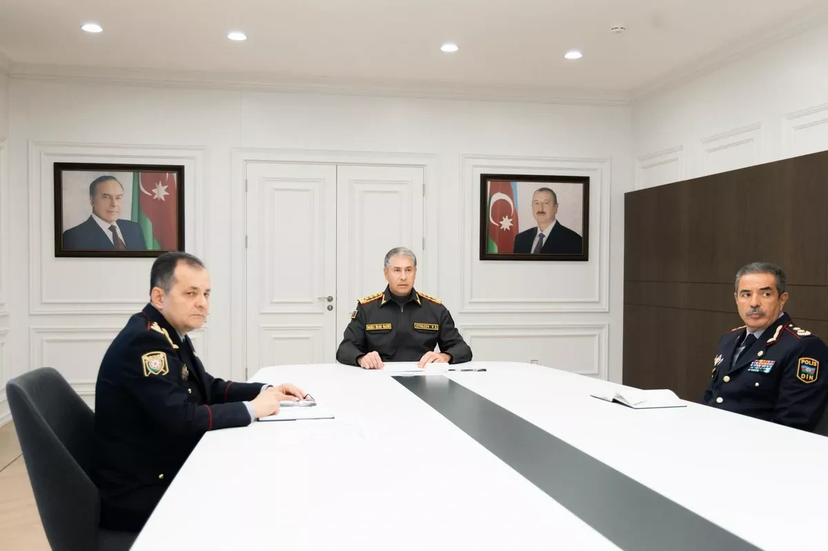 Azerbaijan’s Internal Ministry holds meeting on public safety in liberated lands PHOTO