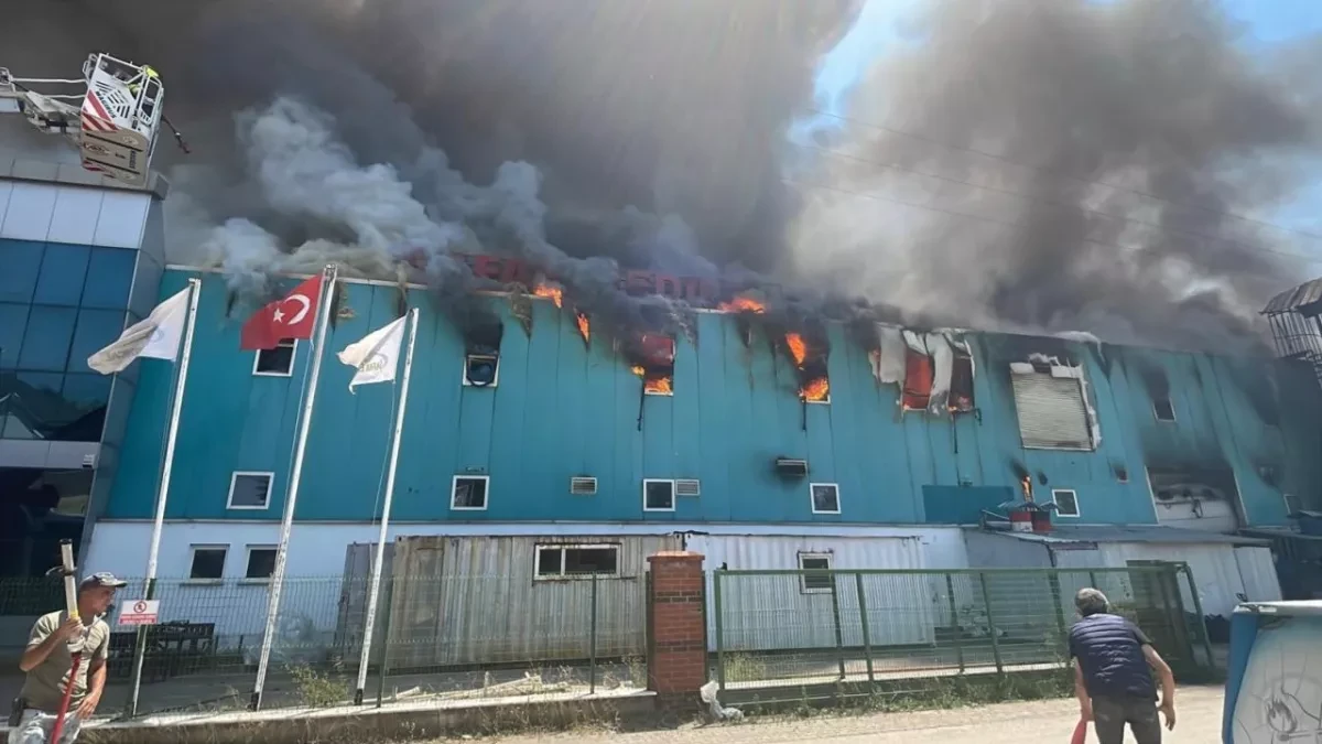 Fire breaks out at medical equipment factory in Türkiye