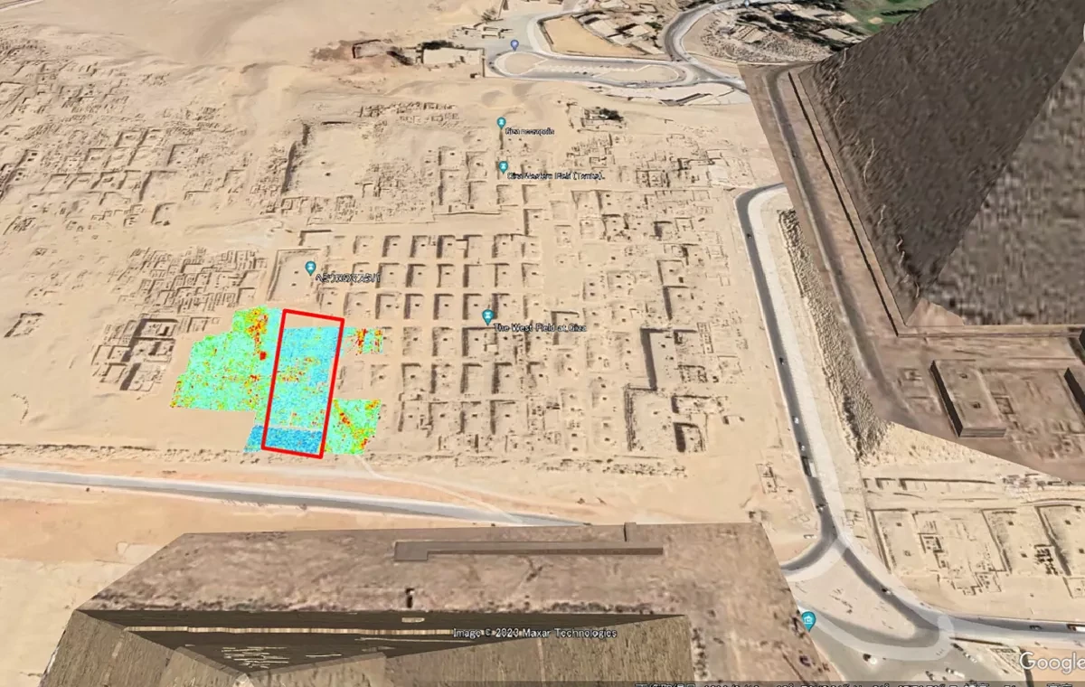 New subsurface structure detected near Great Pyramid at Giza