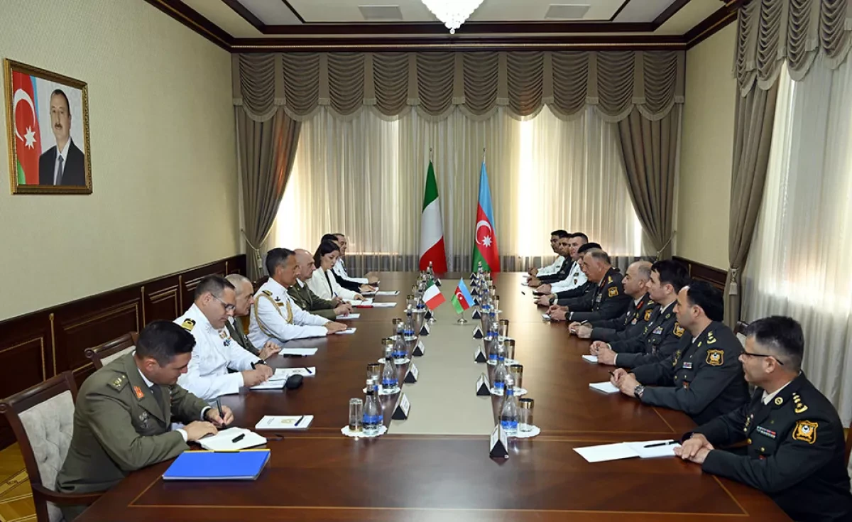 Senior Italian military officials receive comprehensive tour around Azerbaijan's defence agencies PHOTO