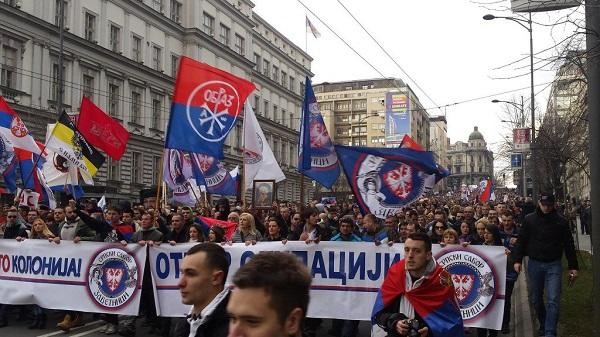 At least 42 police officers injured during riots in Serbia
