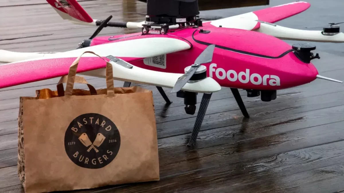 Drone start-up brings hot food delivery to Scandinavian islands
