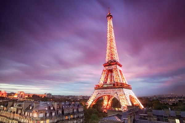 The Eiffel Tower is closed to visitors