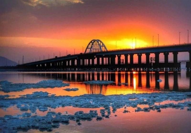 Lake Urmia in Iran has completely dried up
