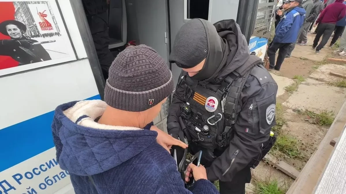Dozens of foreign workers detained in Russia's St. Petersburg after raids