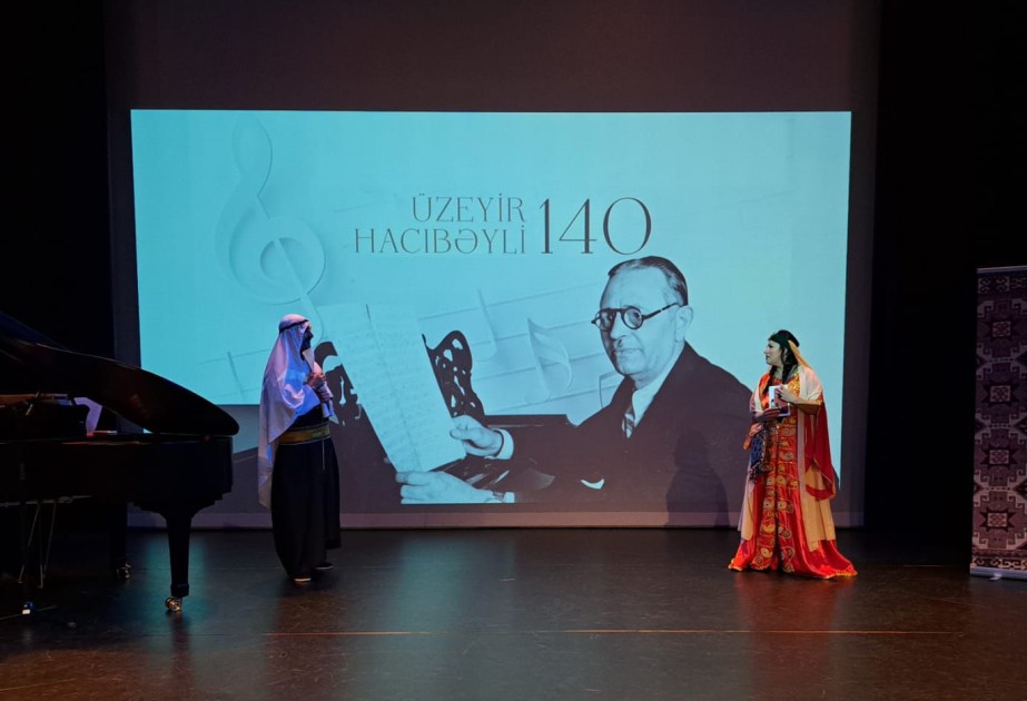 Performances from the opera “Leyli and Majnun” staged in The Hague