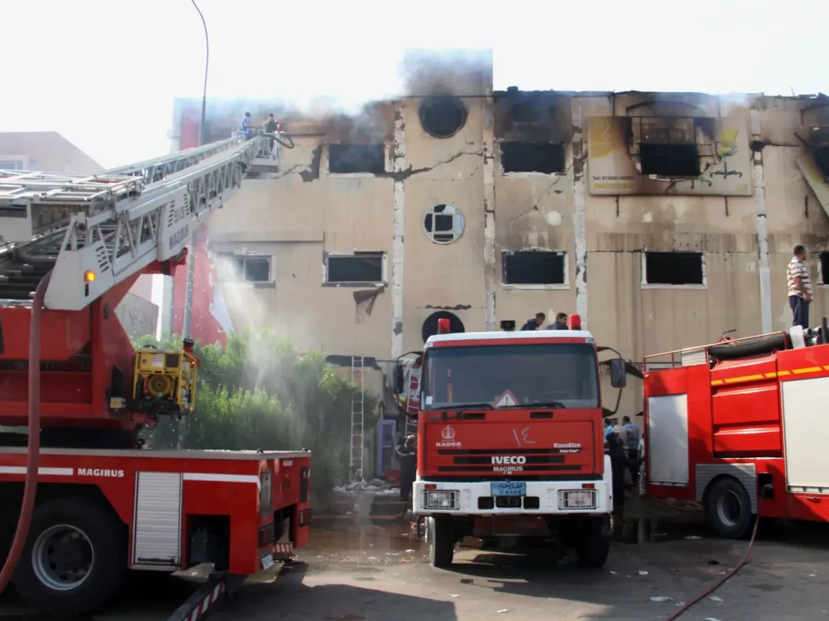 Deadly fire at garment factory in northern Egypt leaves eight dead PHOTO