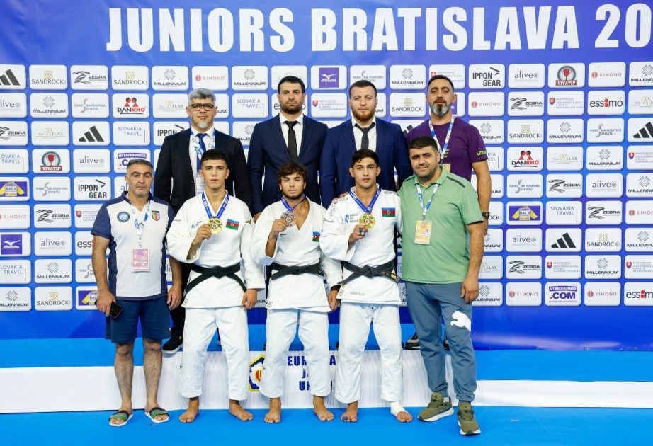 Azerbaijani judokas win three European medals