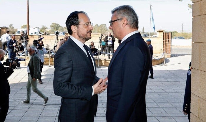 Northern Cyprus president meets Greek Cypriot leader