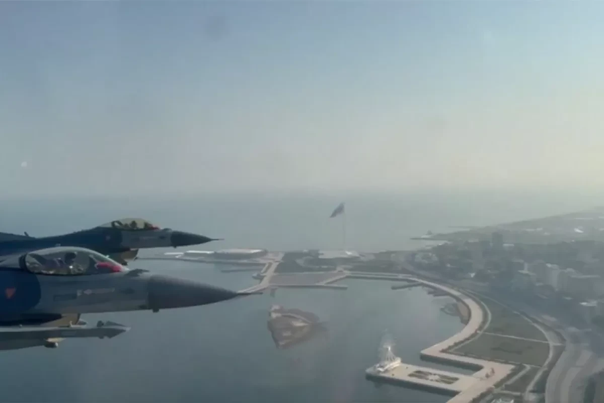 Türkiye releases F-16 footage of military parade marking Karabakh victory VIDEO