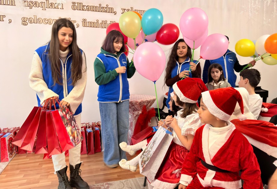 Initiated by Leyla Aliyeva, New Year celebrations for children organized in Ganja