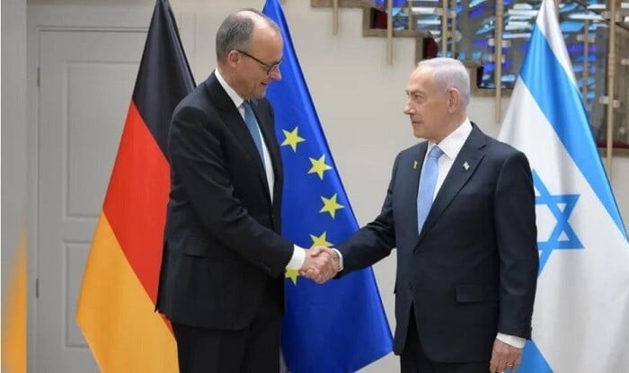 German chancellor Merz meets Netanyahu in Jerusalem