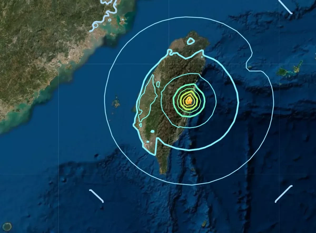 Magnitude 5.3 earthquake strikes off Taiwan’s coast