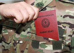 Hərbi xidmətə başlama tarixi DƏYİŞİR