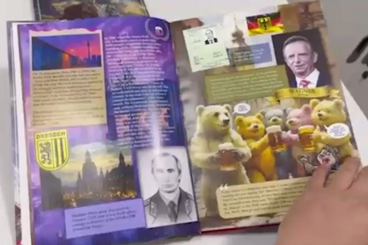 Mongolian author presents comic book about Vladimir Putin Photo