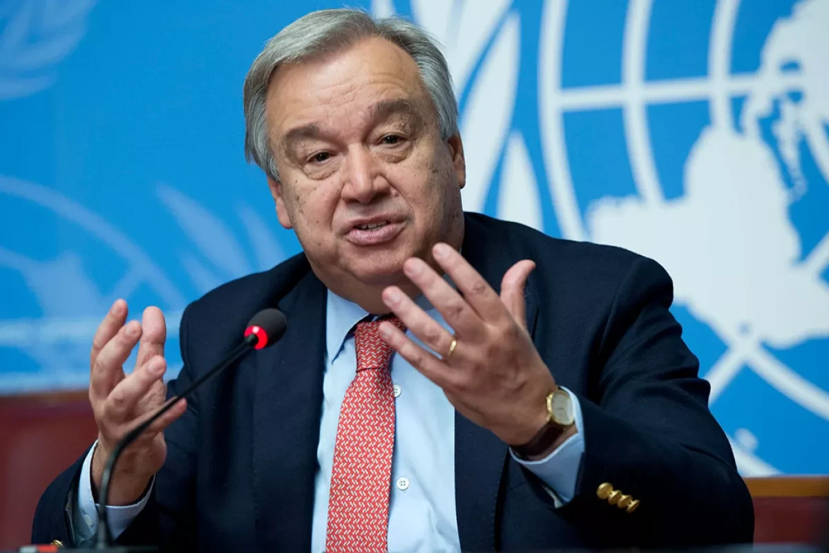 UN chief warns global economy at risk, demands end to hostilities