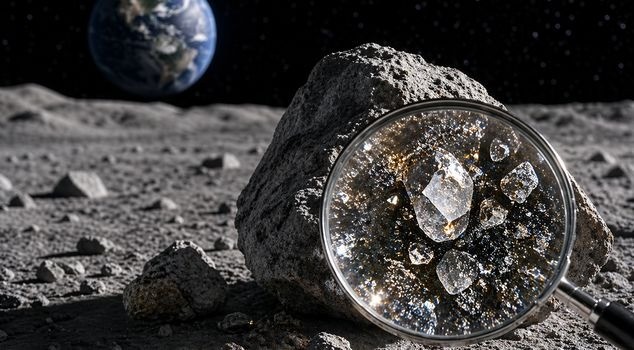 Çin alimləri Ay süxurlarında iki yeni mineral müəyyən ediblər -