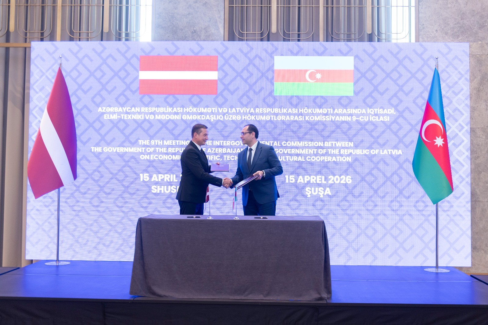 Azerbaijan, Latvia, ink final protocol of 9th meeting of joint intergovernmental commission