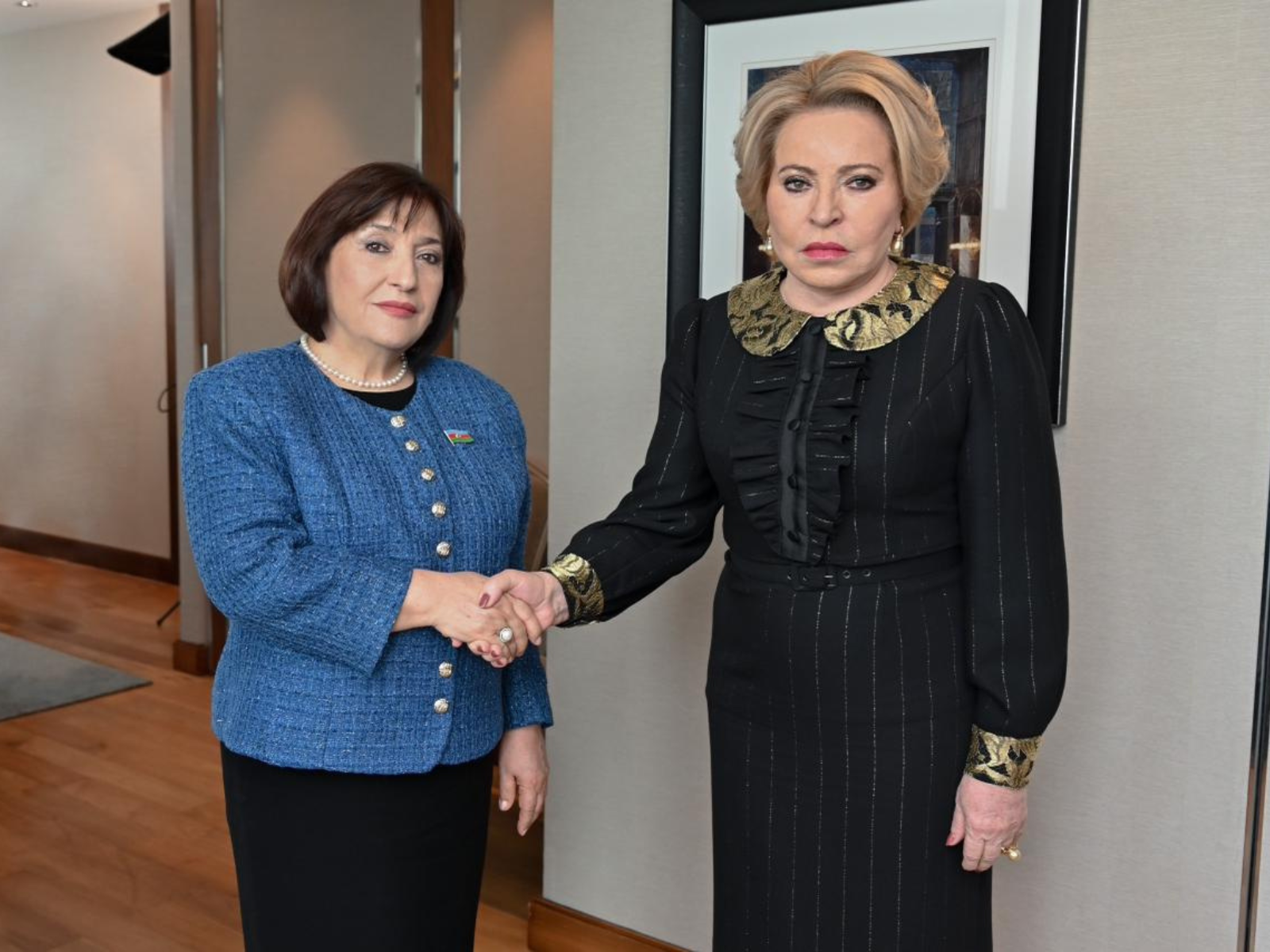 Azerbaijani Parliament Speaker meets with Russian counterpart within IPU assembly framework (PHOTO)