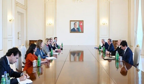 President Aliyev meets EU Foreign Policy chief Kallas