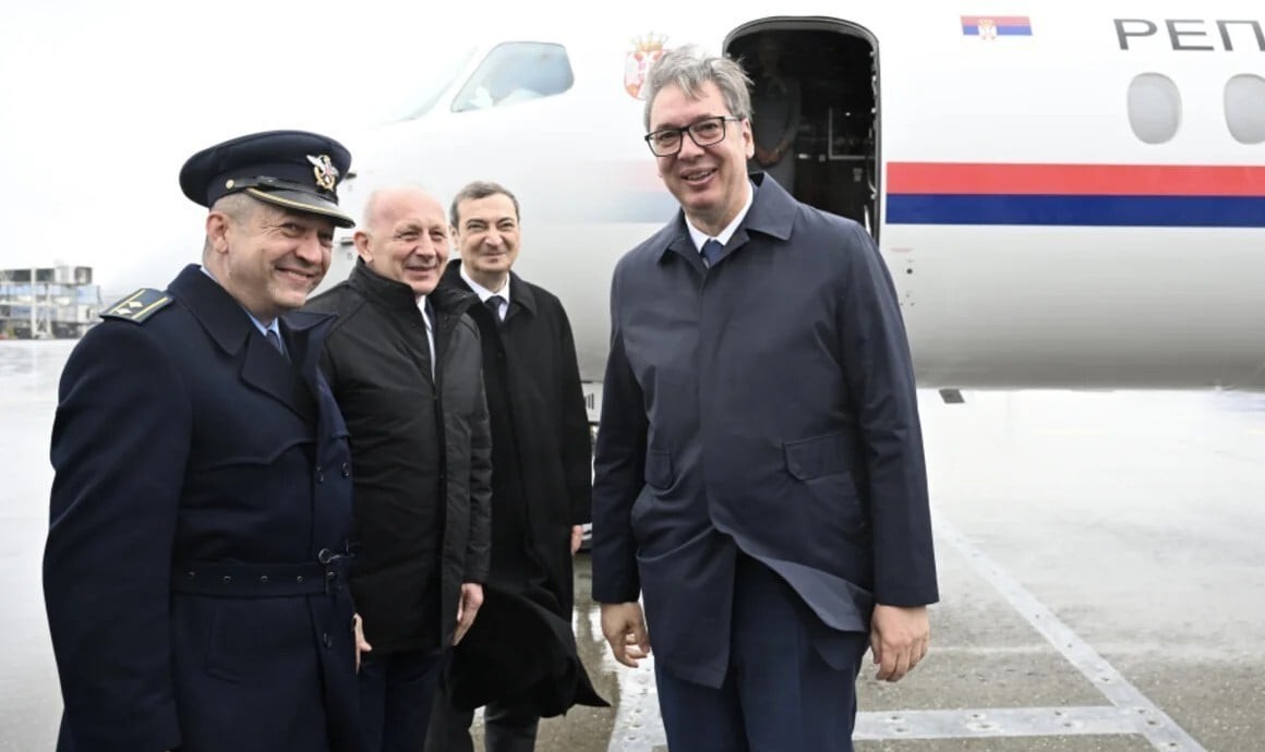 Serbian President Vucic arrives in Baku for WUF13