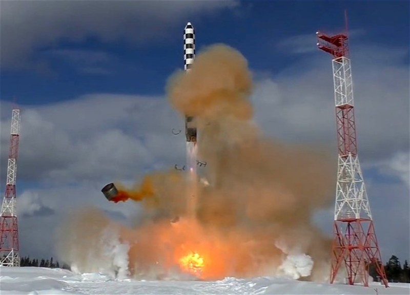 Россия испытала новейшую межконтинентальную ракету «Сармат»