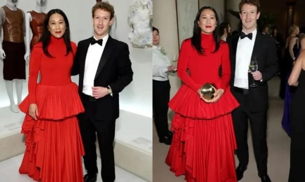 Mark Zukerberq xanımı ilə ilk dəfə Met Gala-da göründü –