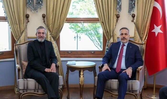 Fidan meets Iranian Security Official Ali Bagheri