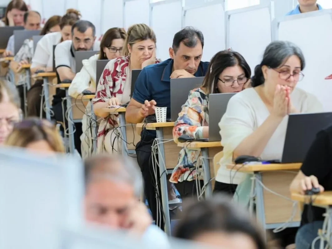Sertifikasiya imtahanı verən müəllimlərin